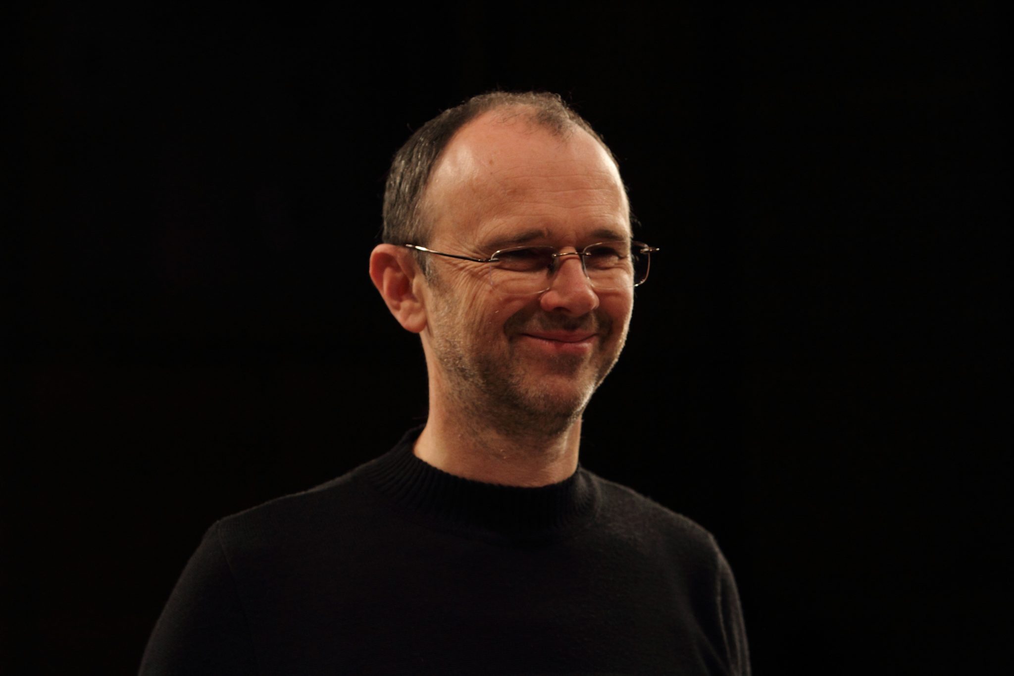 Lojze Krajnčan z očali, stranka Optike Aleksandra